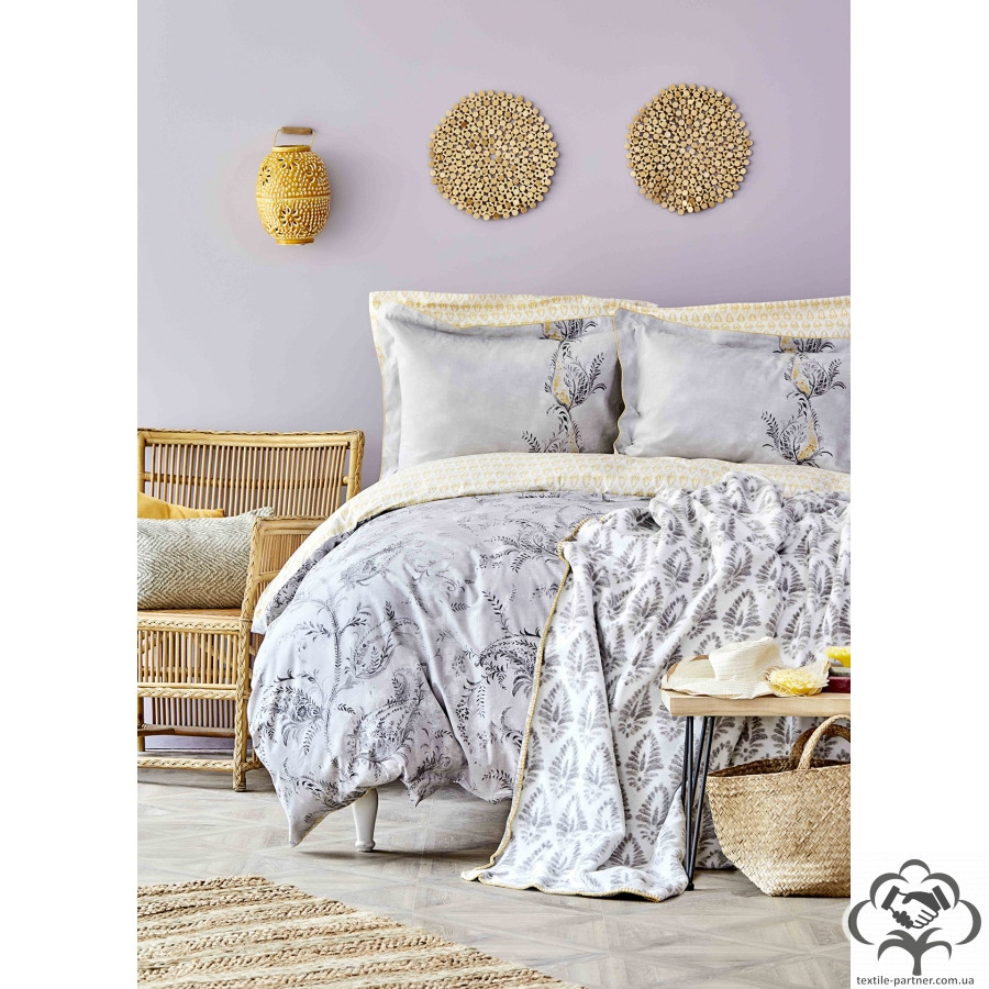 nabor-postelnoe-bele-s-pledom-karaca-home-veronica-gri-2020-1-seryj-evro