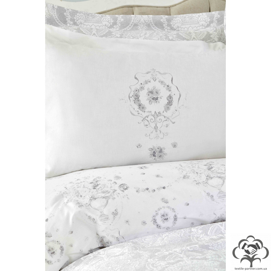 nabor-postelnoe-bele-s-pokryvalom-karaca-home-quatre-delux-silver-serebro-evro