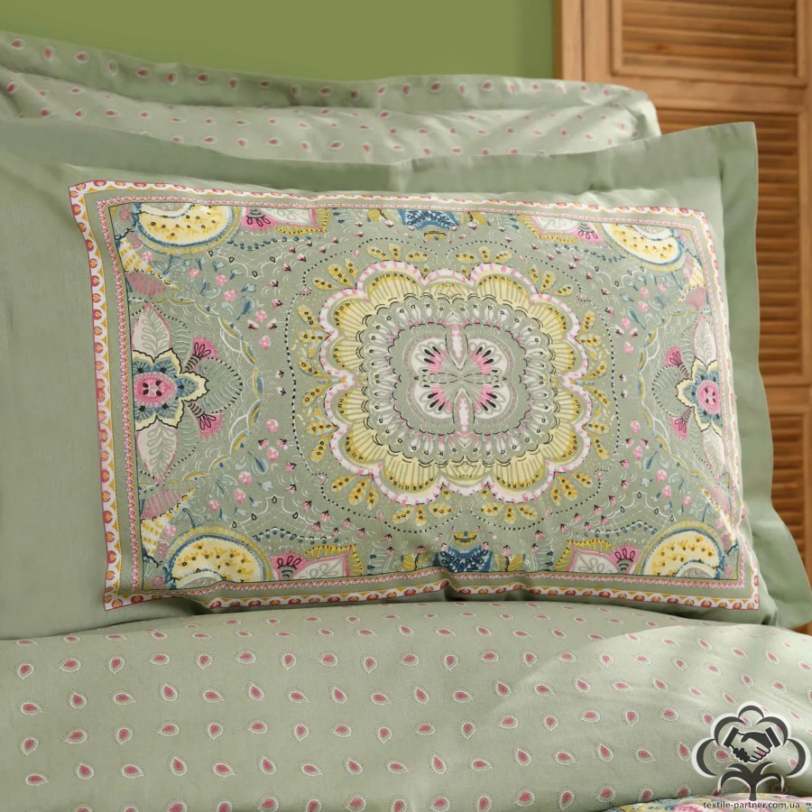 nabor-postelnoe-bele-s-pokryvalom-pike-karaca-home-manas-yesil-zelenyj-summer-set-evro