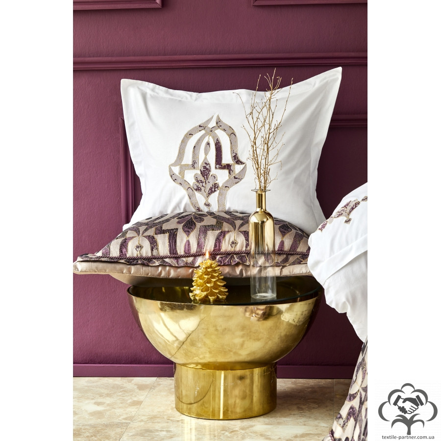 nabor-postelnoe-bele-s-pokryvalom-pled-karaca-home-morocco-purple-gold-zolotoj-evro10