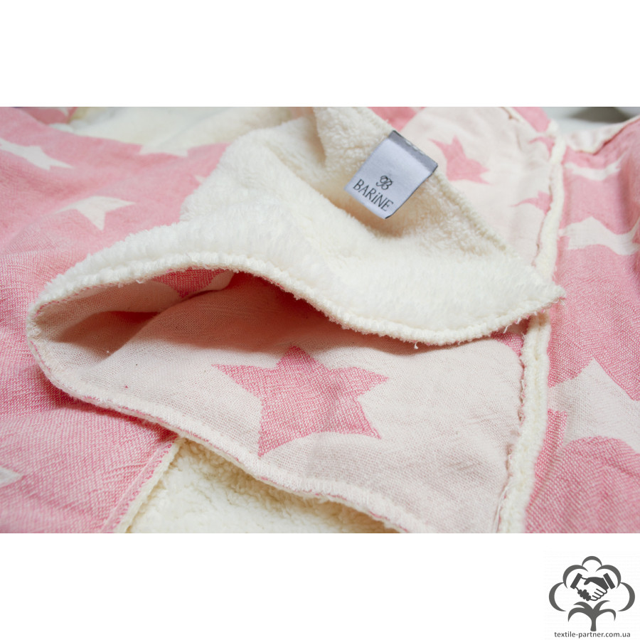 pled-mikroplyush-barine-star-patchwork-throw-pink-rozovyj-130170