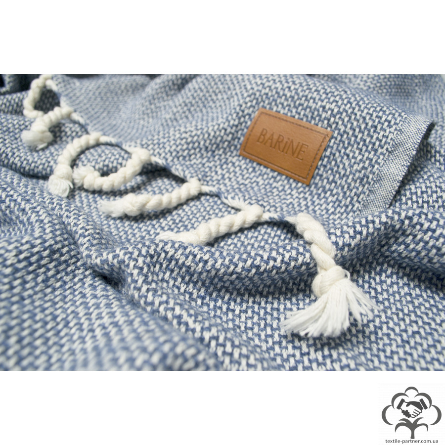 pled-nakidka-barine-wool-basket-indigo-sinij-120175