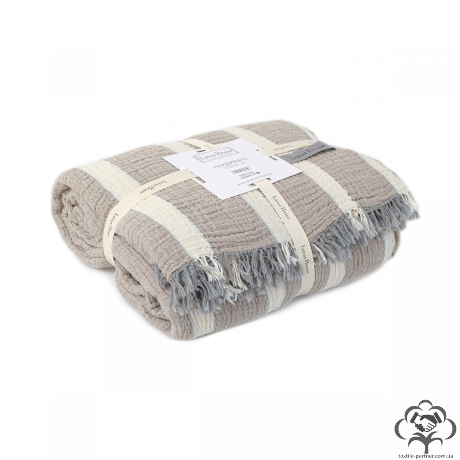 pokryvalo-lotus-home-linen-muslin-beige-lead-blue-220240
