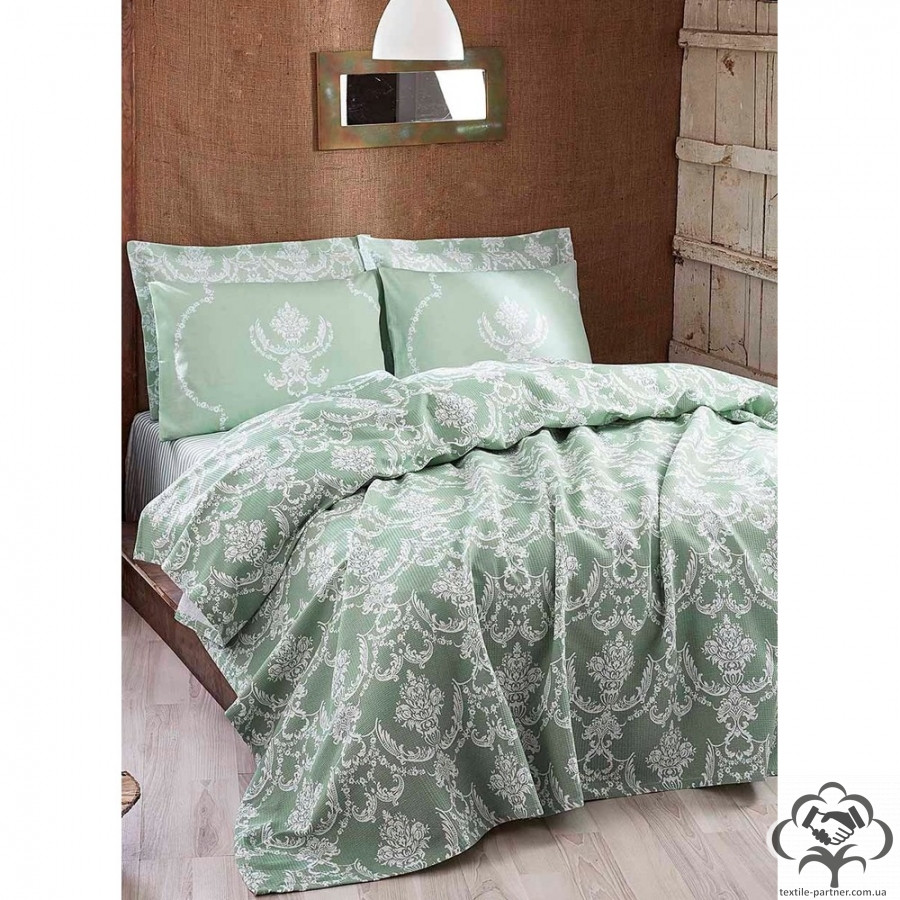 pokryvalo-pike-eponj-home-pure-suyesil-zelenyj-vafelnoe-160235