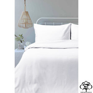 Постільна білизна Iris Home Готель Ranforce White білий полуторний