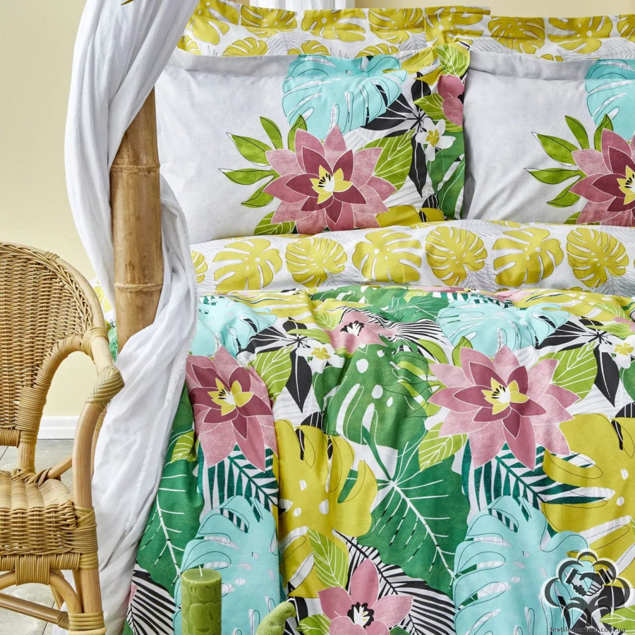 postelnoe-bele-karaca-home-tropic-yesil-zelenyj-evro