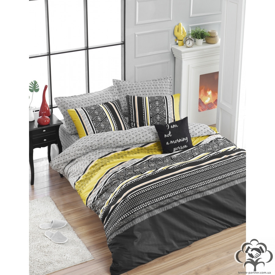 postelnoe-bele-lotus-home-perfect-ranforce-bingo-zheltyj-evro