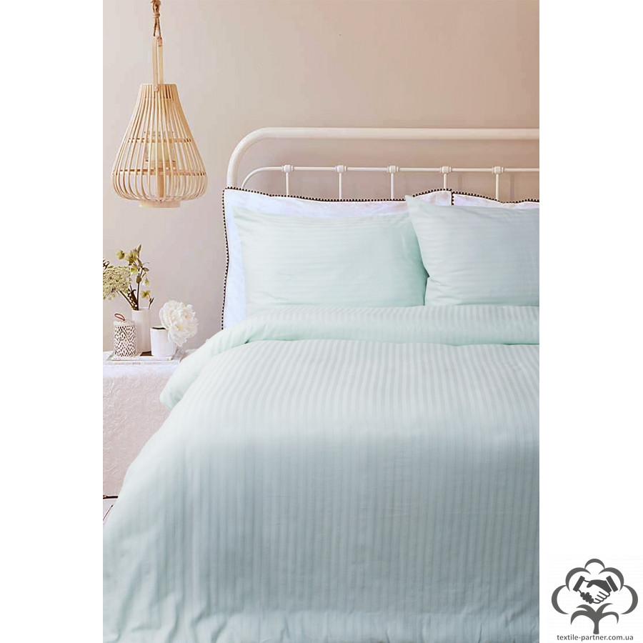 postelnoe-bele-lotus-otel-satin-strajp-mentolovyj-11-evro-turciya