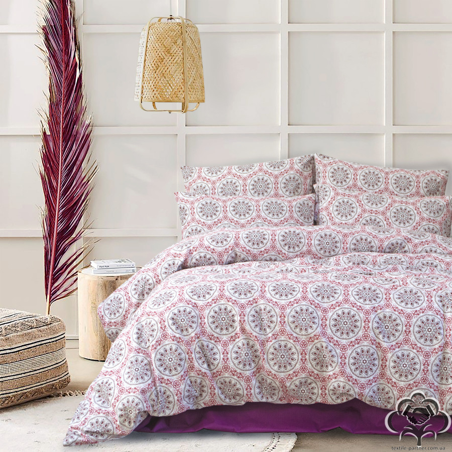 postelnoe-bele-lotus-premium-esther-bordovyj-evro