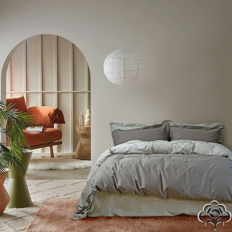postelnoe-bele-satin-premium-lotus-home-basic-khaki-seryj-evro