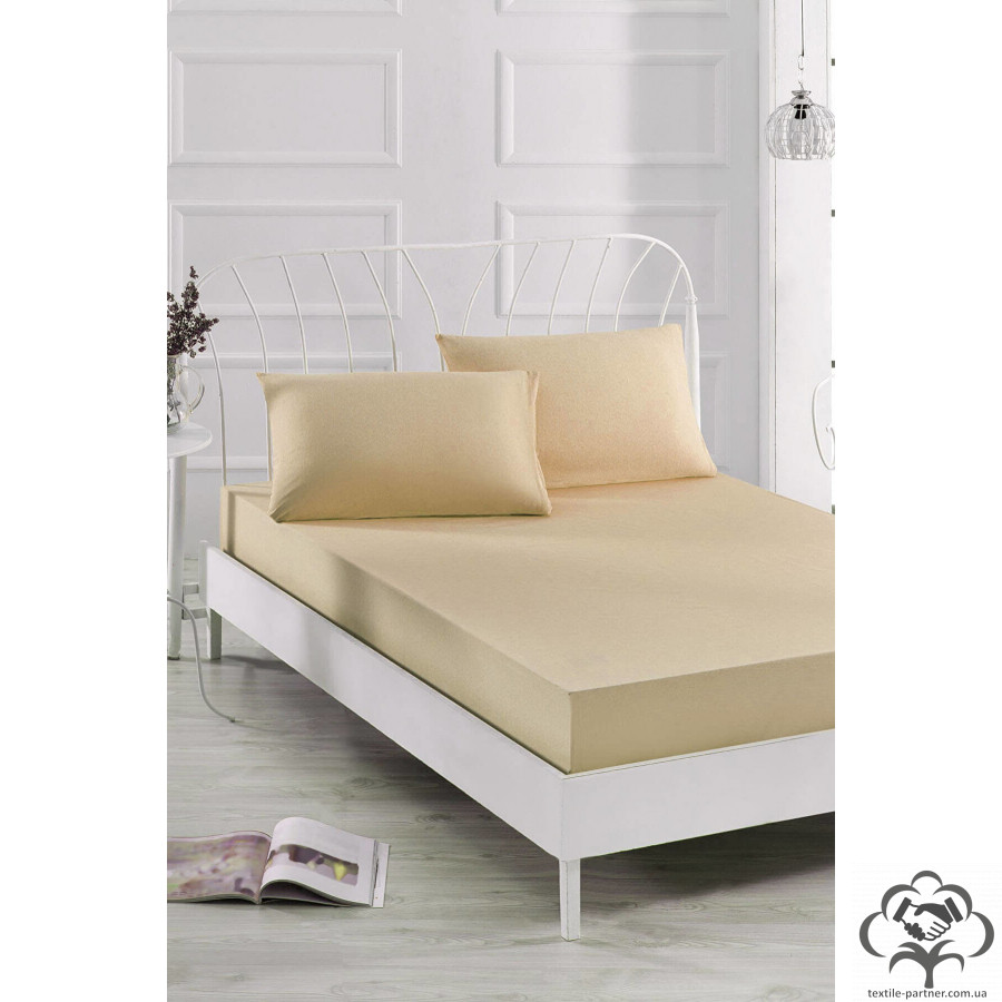 prostyn-na-rezinke-s-navolochkami-eponj-home-paint-dboya-kapi-karamelnyj-160200